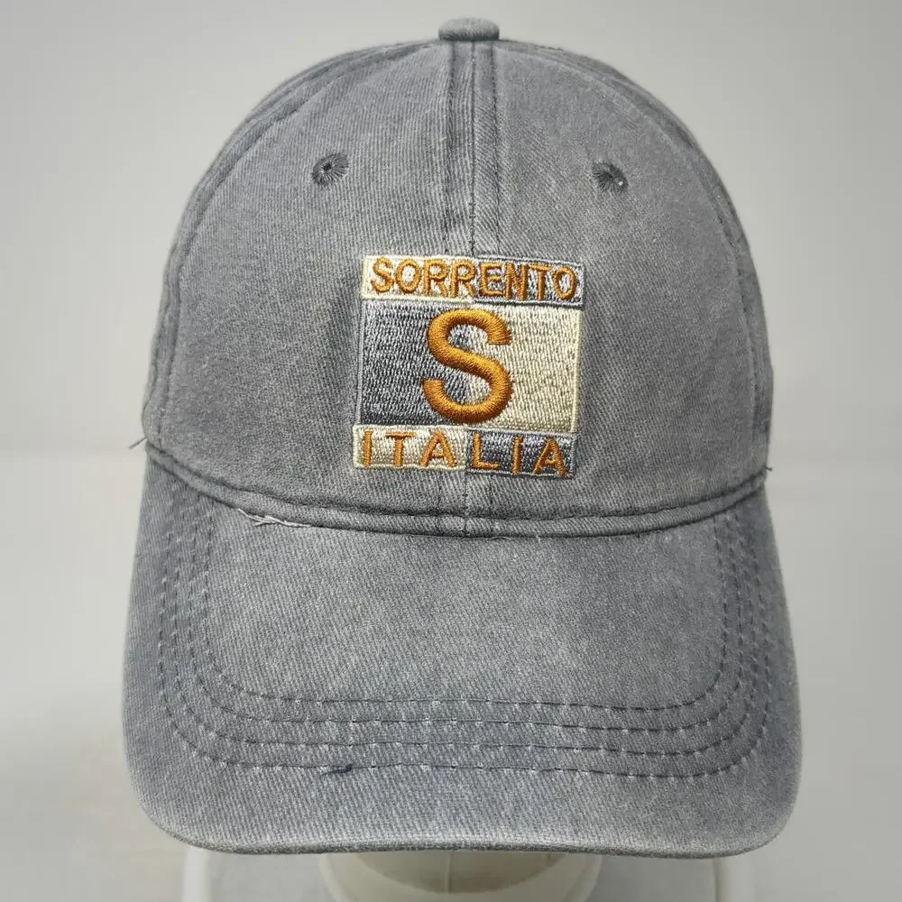 SpotClub Sorrento Italia Gray Baseball Cap One Size Slideback Souvenir Patch Hat